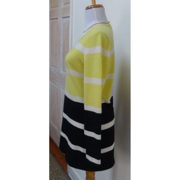 EUC - VERTICAL DESIGN 100% Cashmere Sweater - Size M - Picture 2 of 6